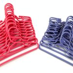 Dori's Doll Boutique Foldable Pink Lavender Small Triangular Hanger-0