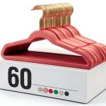 House Day Kids Velvet Hangers 14"-60 Pack Blush Pink Heavy Duty-0