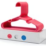 SereneLife Kids Plastic Hangers 40 Pack Pink Non Slip Closet Organizer-0