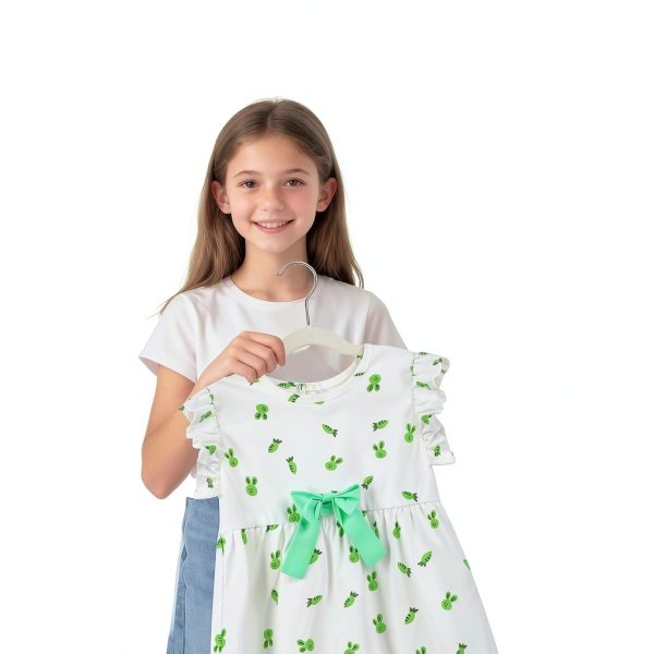GoodtoU Velvet Kids Closet Hangers 14.3 Inch 50 Pack Beige-5