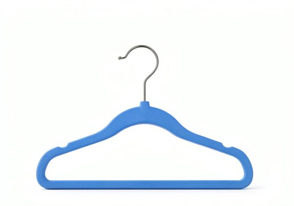 GoodtoU Kids Closet Hangers 11.8 Inch 20 Pack Velvet Anti‑Slip Blue-1