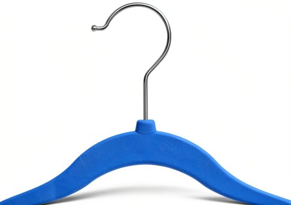 GoodtoU Kids Closet Hangers 11.8 Inch 20 Pack Velvet Anti‑Slip Blue-3