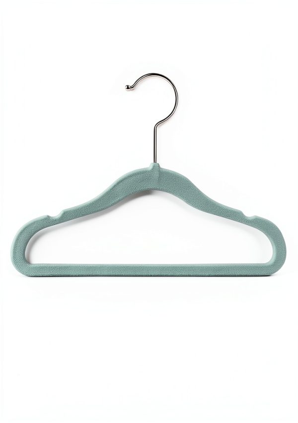 Ulimart Kids Closet Hangers 14 Inch Teal Velvet Non Slip 50 Pack-5