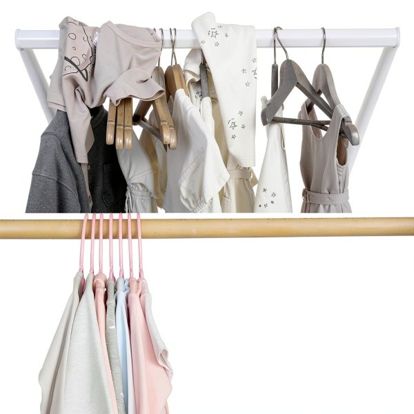 Baby Clothes Hangers HOUSE DAY Slim Space Saving ABS Plastic 20 Pack-3