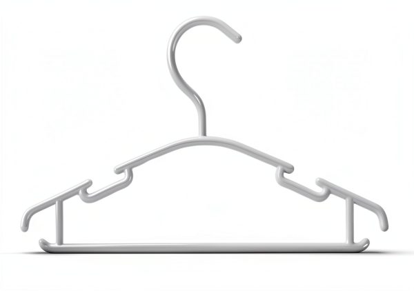 VIIBASE Kids Closet Hangers 120 Count Plastic Triangular White-3