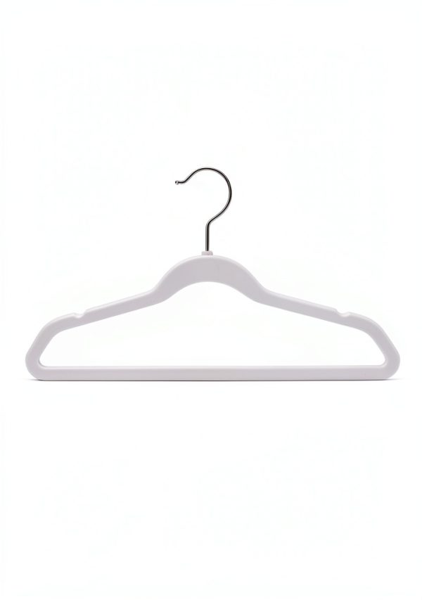 Smartor Velvet Kids Hangers 14 inch 50pcs Gray Thin Non‑Slip Design-3
