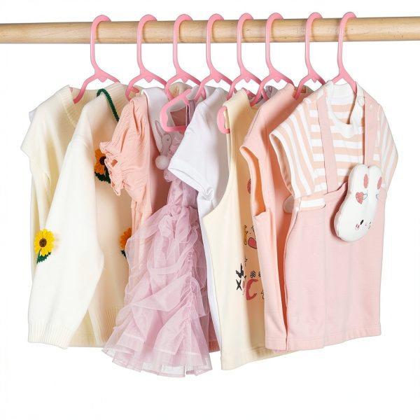 Baby Clothes Hangers HOUSE DAY Slim Space Saving ABS Plastic 20 Pack-5