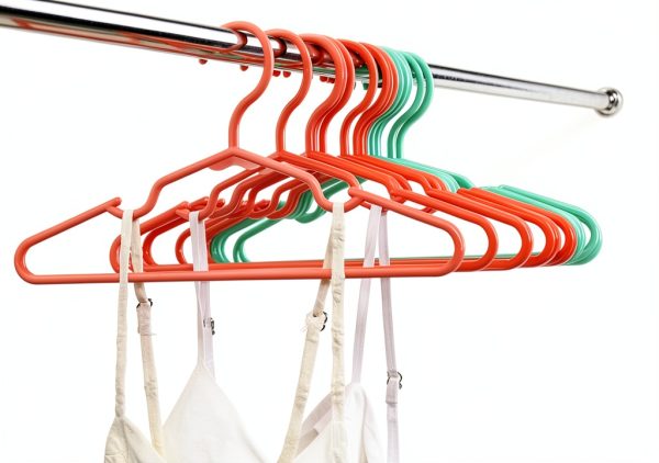 Kids Clothes Hangers VIIBASE 40‑Piece White Plastic Non‑Slip Design-4