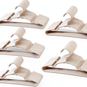 VIIBASE Plastic Kids Closet Hangers 120 Pack Colorful Non‑Slip Design-0