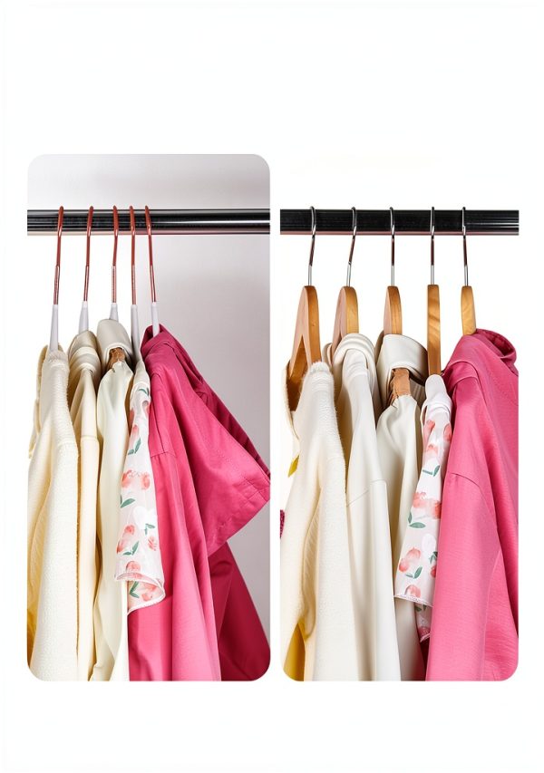 Smartor Velvet Kids Hangers 14 inch 50pcs Gray Thin Non‑Slip Design-4