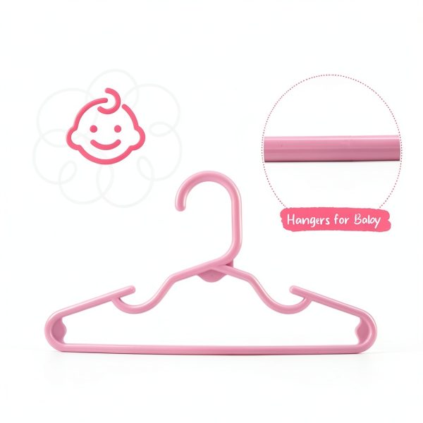 Baby Clothes Hangers HOUSE DAY Slim Space Saving ABS Plastic 20 Pack-1