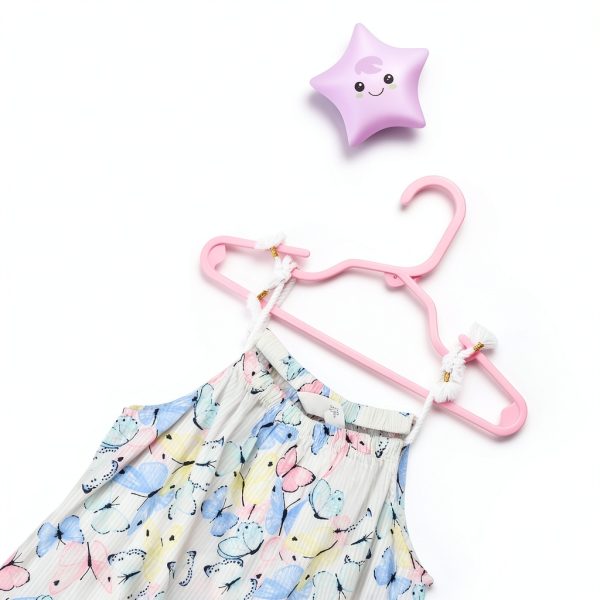 Baby Plastic Hangers HOUSE DAY 60 Pack Pink Anti‑Slip Space‑Saving-3