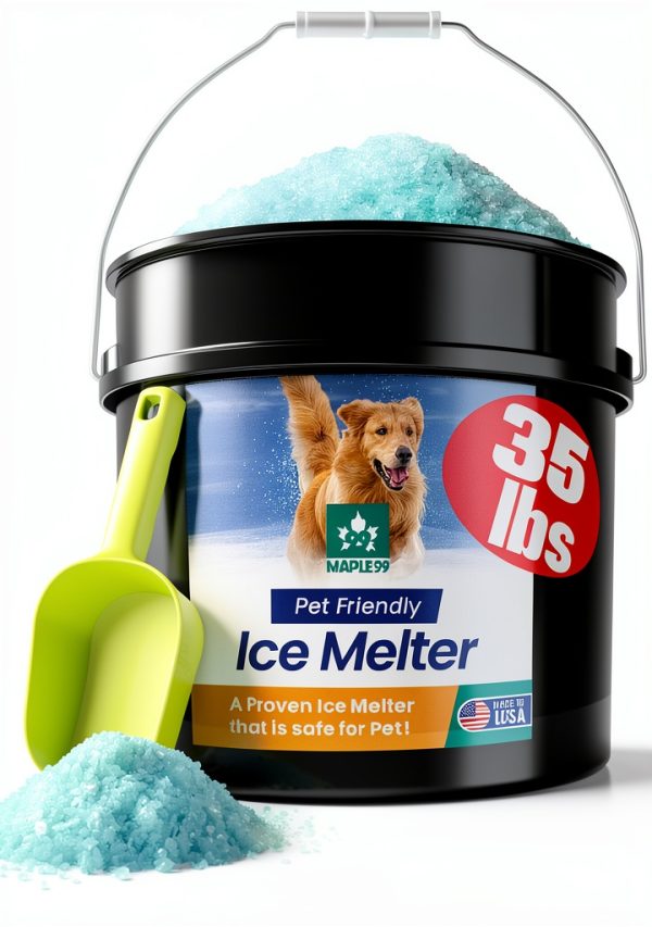 Pet Safe Ice Melt 35lb Snow & Ice Melter by Maple99 Green Salt-0